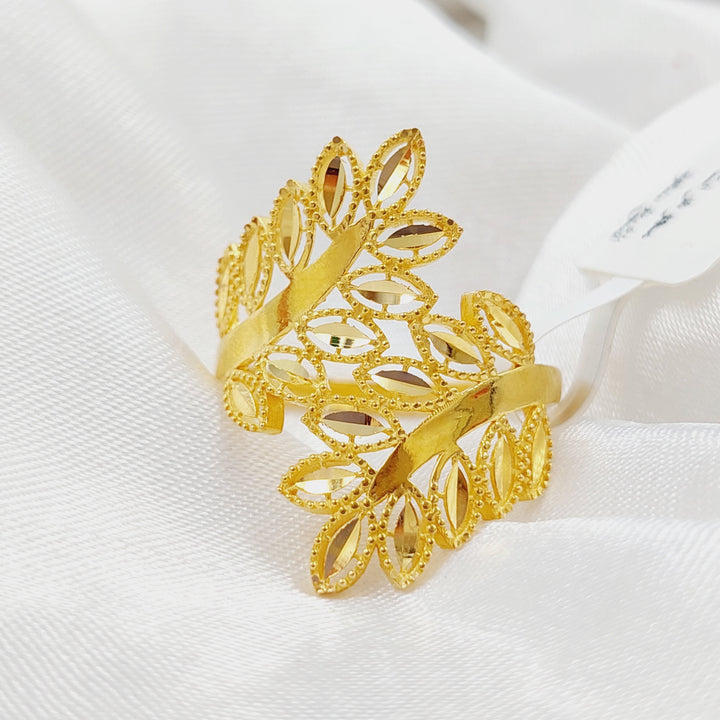 21K Gold Spike Ring by Saeed Jewelry - Image 3