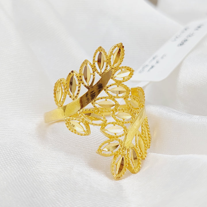 21K Gold Spike Ring by Saeed Jewelry - Image 4