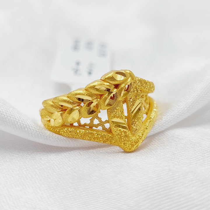 21K Gold Spike Ring by Saeed Jewelry - Image 4