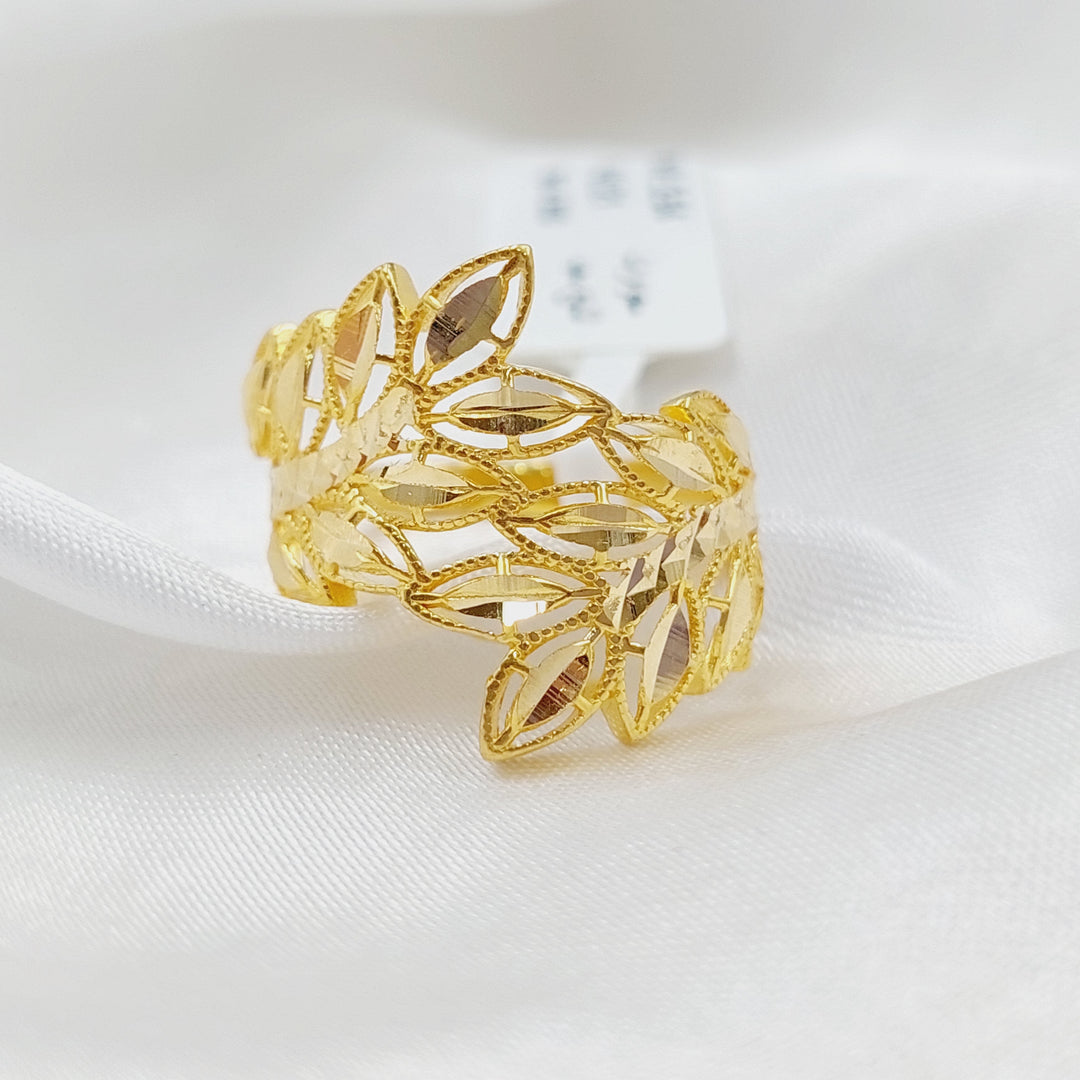 21K Gold Spike Ring by Saeed Jewelry - Image 6