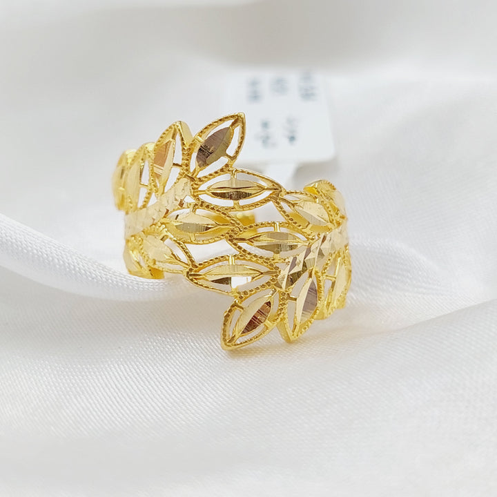 21K Gold Spike Ring by Saeed Jewelry - Image 6