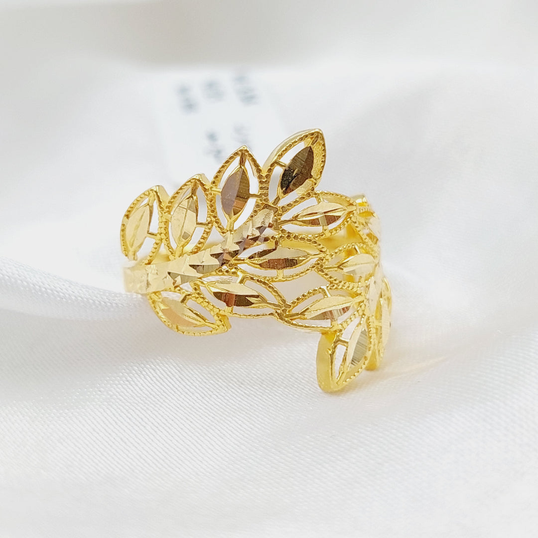 21K Gold Spike Ring by Saeed Jewelry - Image 4