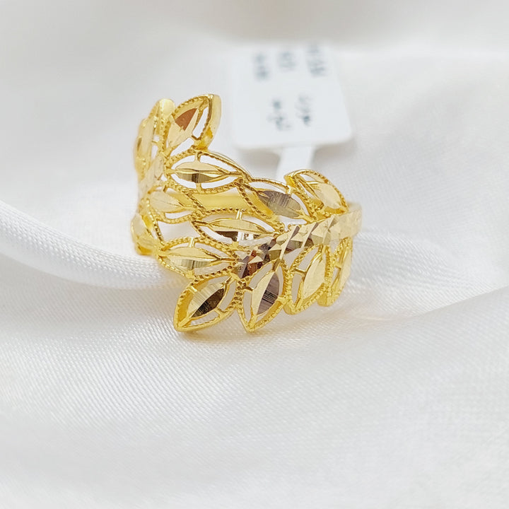 21K Gold Spike Ring by Saeed Jewelry - Image 2