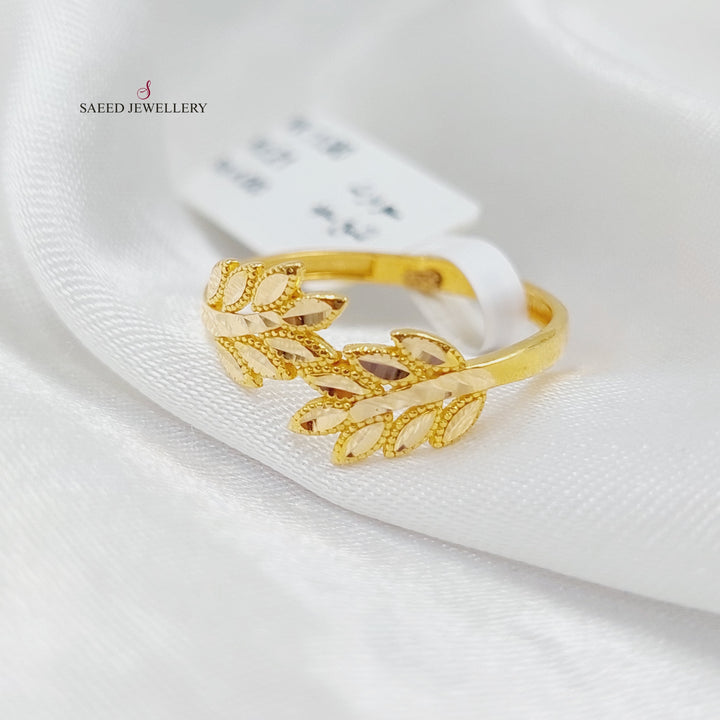 21K Gold Spike Ring by Saeed Jewelry - Image 3