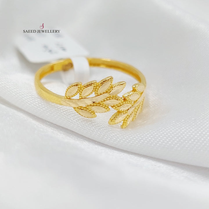 21K Gold Spike Ring by Saeed Jewelry - Image 4