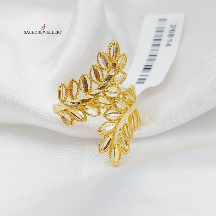 21K Gold Spike Ring by Saeed Jewelry - Image 6