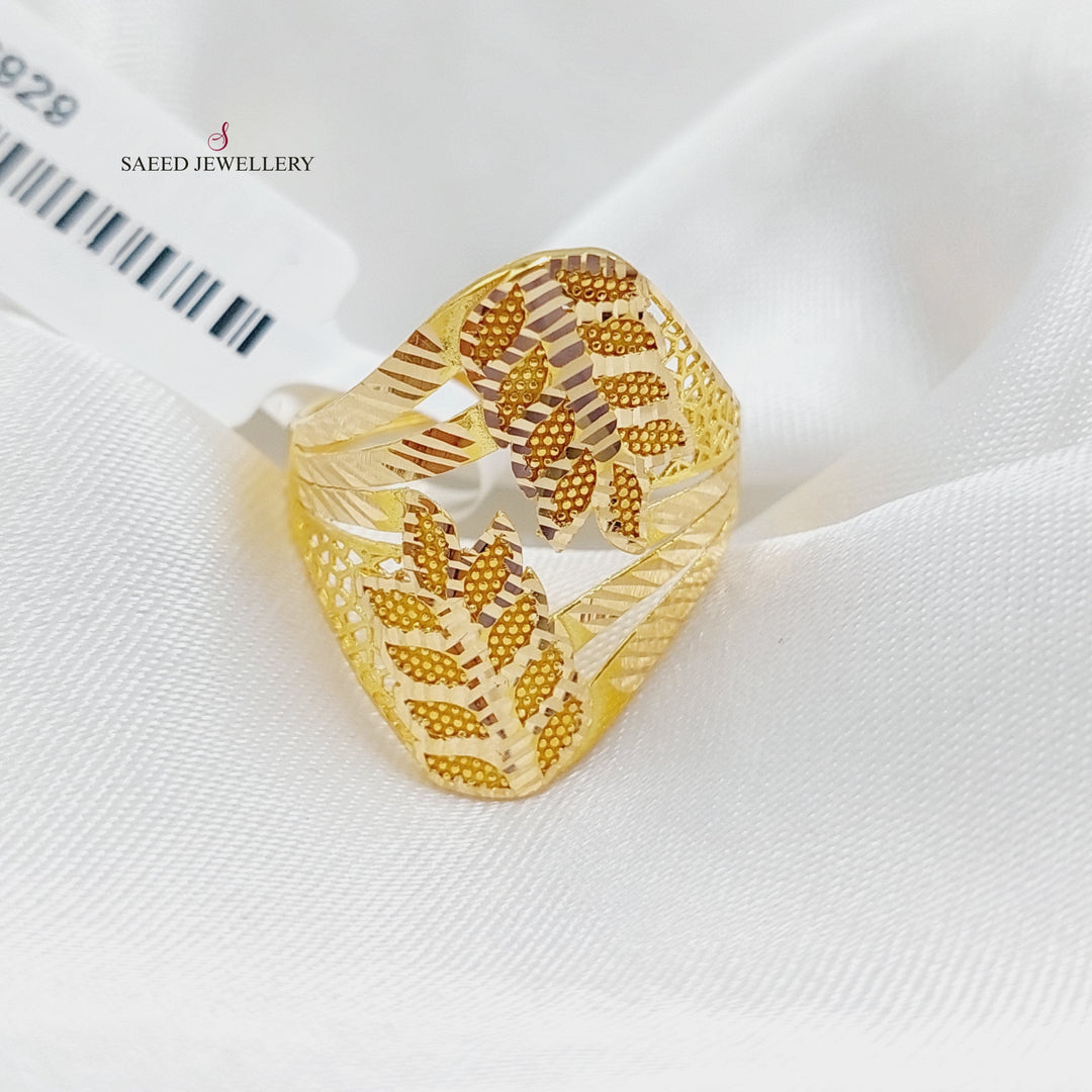 21K Gold Spike Ring by Saeed Jewelry - Image 5