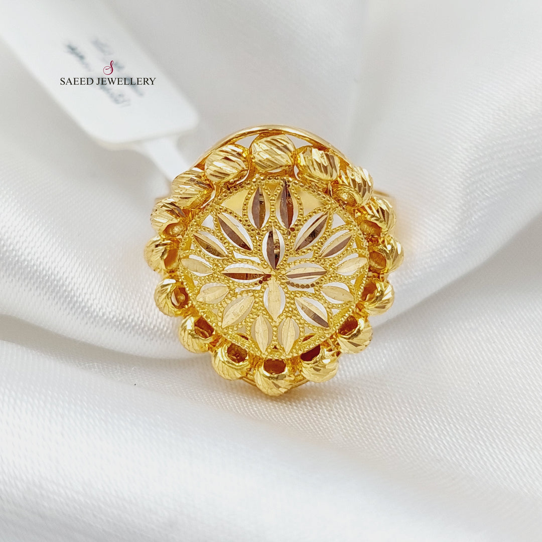 21K Gold Spike Ring by Saeed Jewelry - Image 5