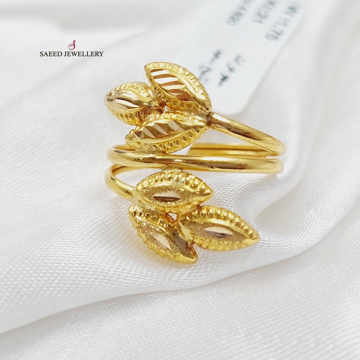 21K Gold Spike Ring by Saeed Jewelry - Image 3