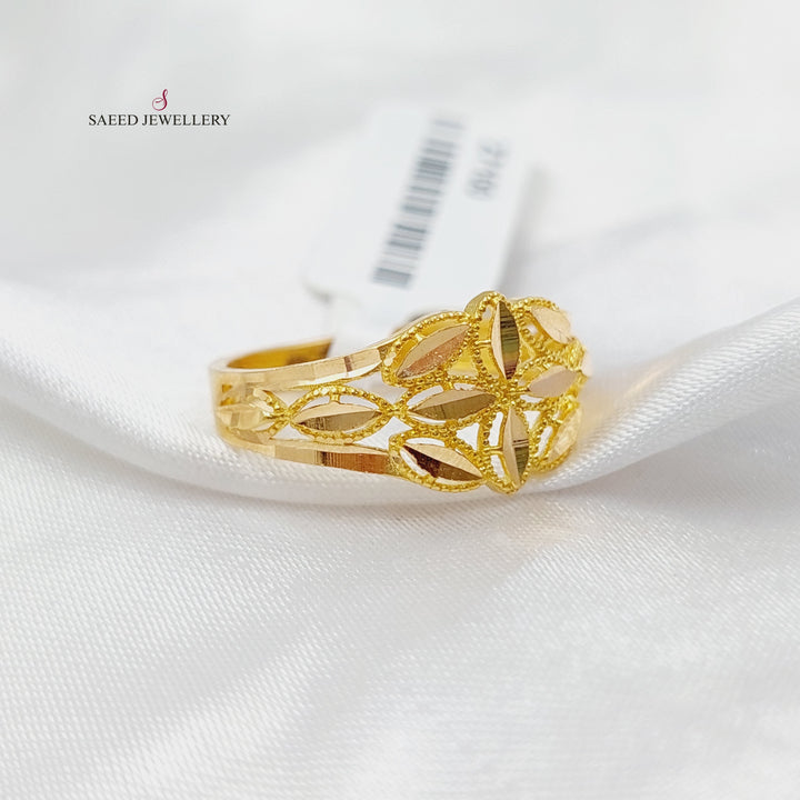 21K Gold Spike Ring by Saeed Jewelry - Image 1