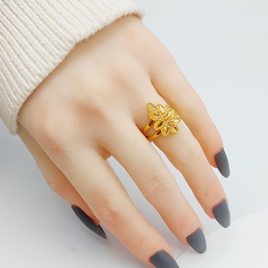 21K Gold Spike Ring by Saeed Jewelry - Image 2