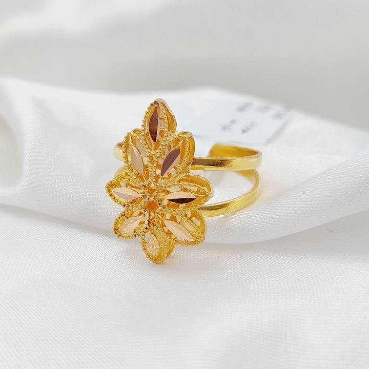 21K Gold Spike Ring by Saeed Jewelry - Image 3