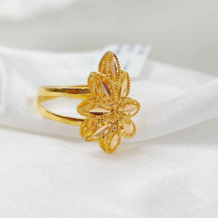 21K Gold Spike Ring by Saeed Jewelry - Image 1