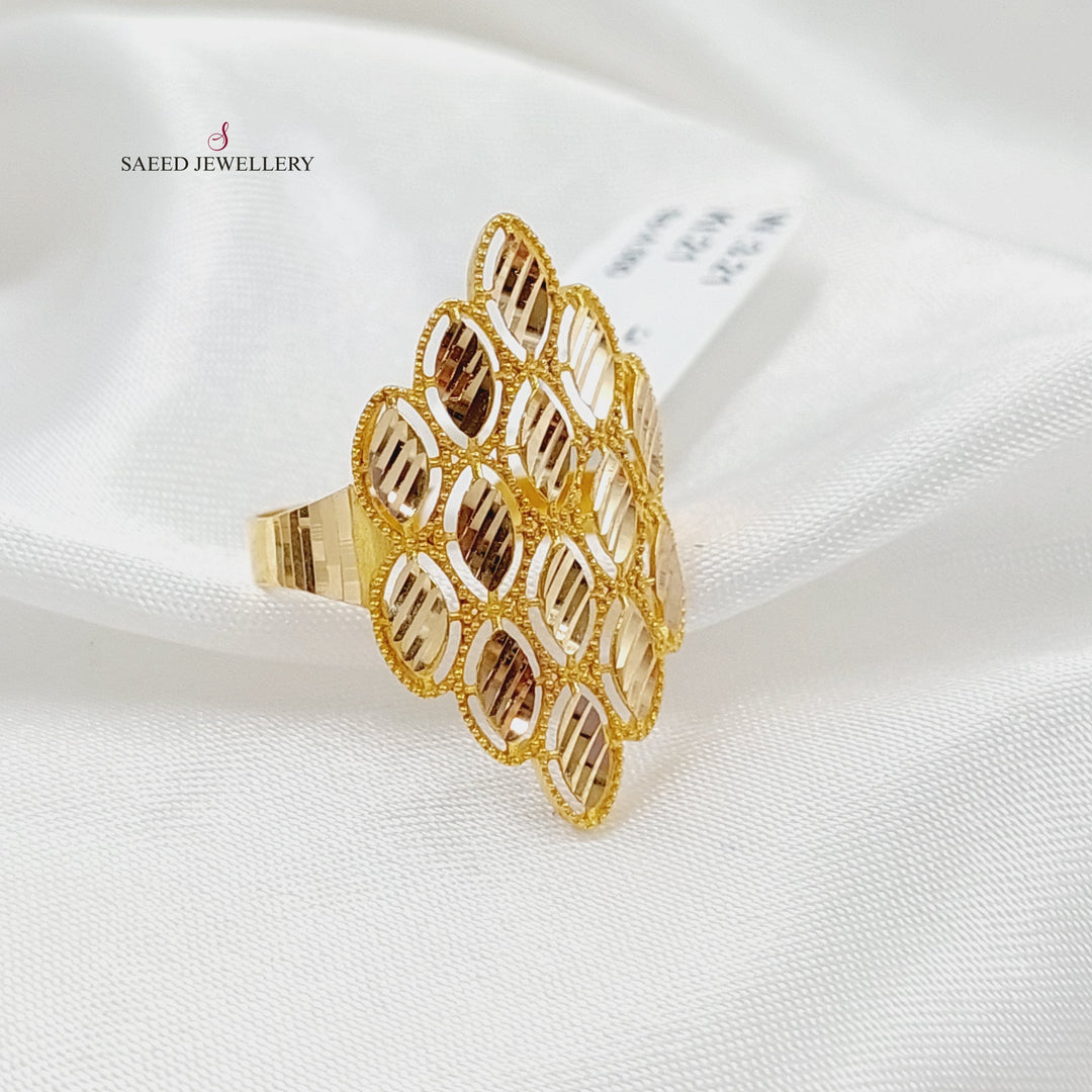 21K Gold Spike Ring by Saeed Jewelry - Image 4