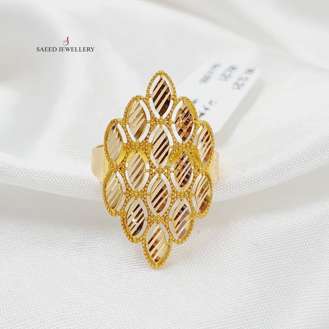 21K Gold Spike Ring by Saeed Jewelry - Image 1