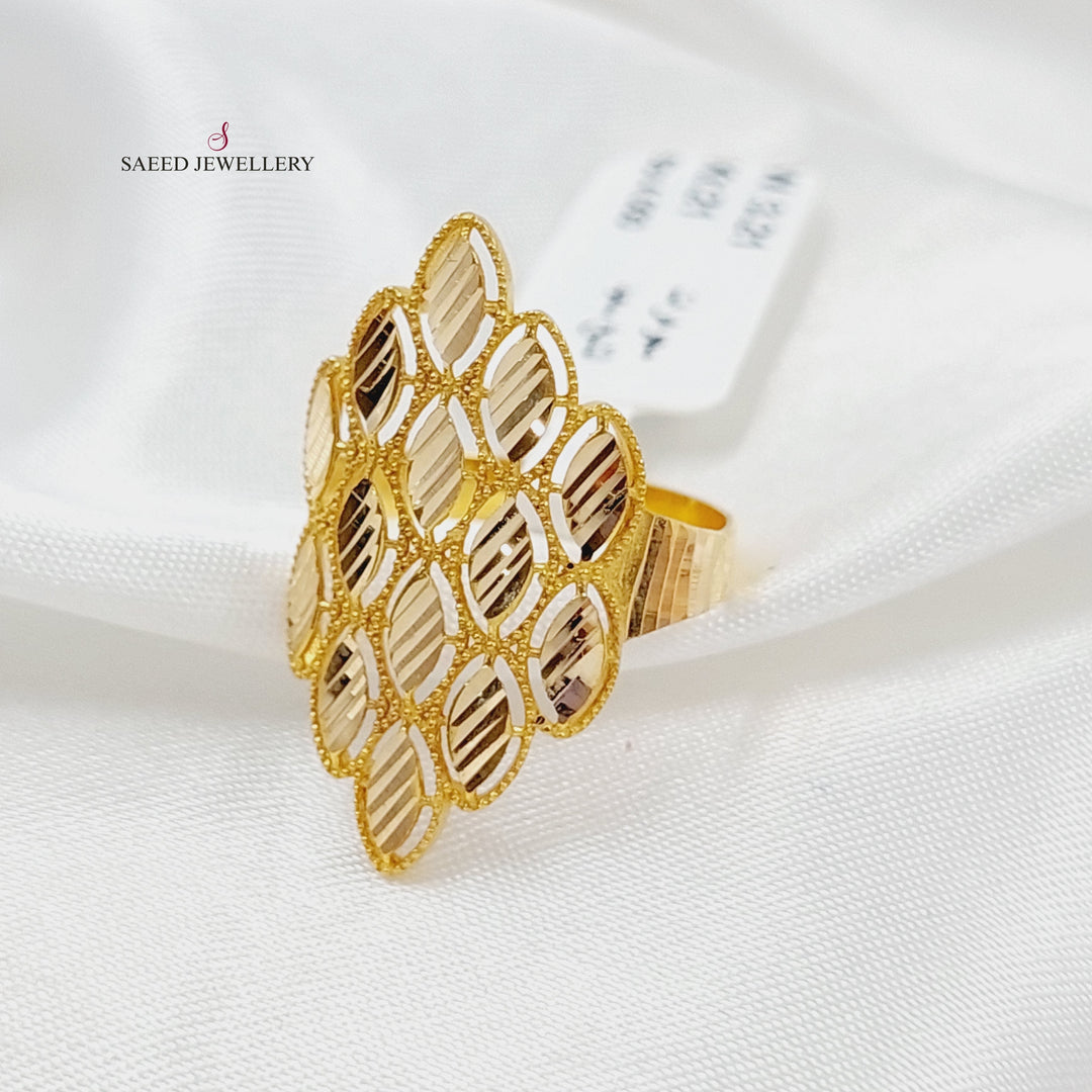 21K Gold Spike Ring by Saeed Jewelry - Image 3