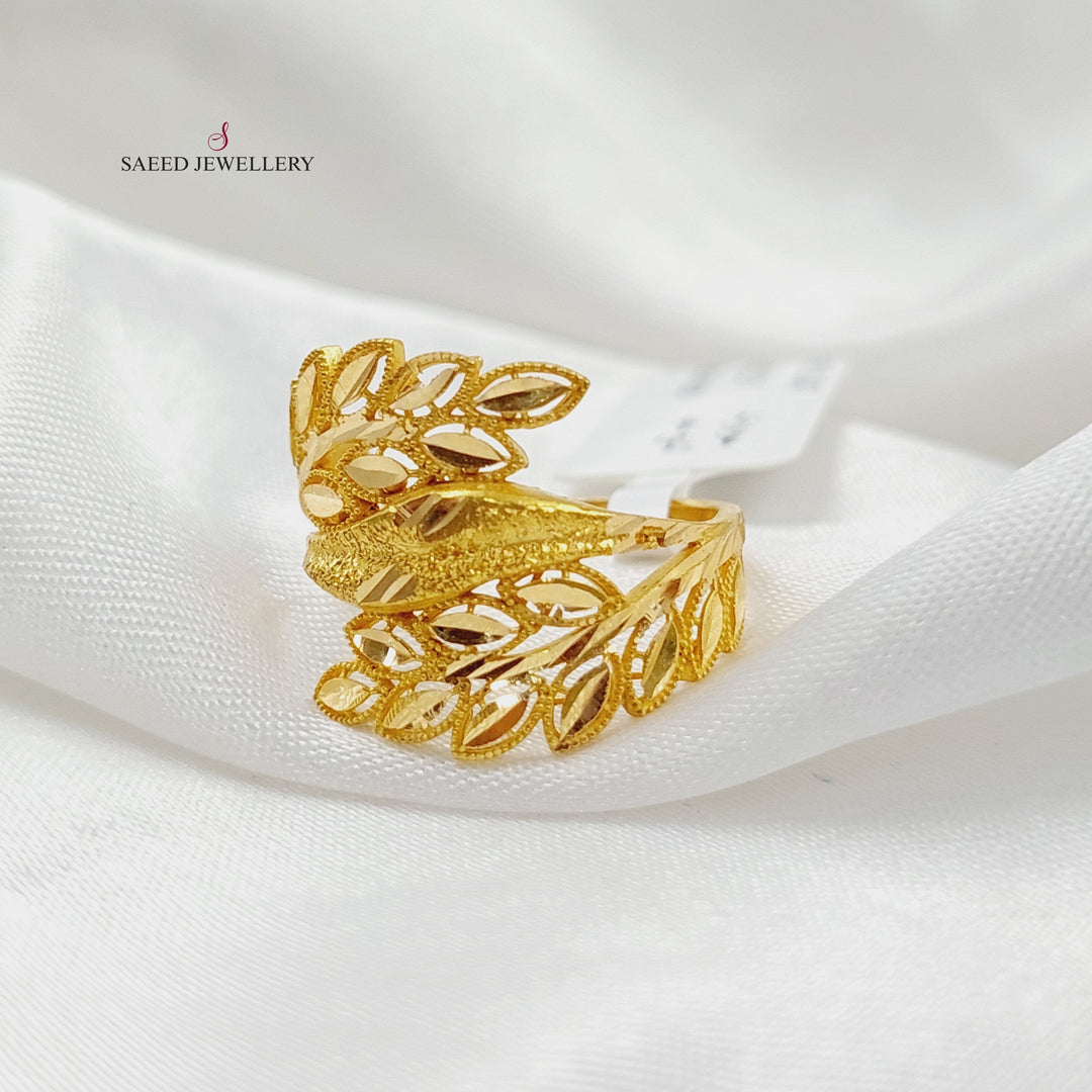 21K Gold Spike Ring by Saeed Jewelry - Image 3