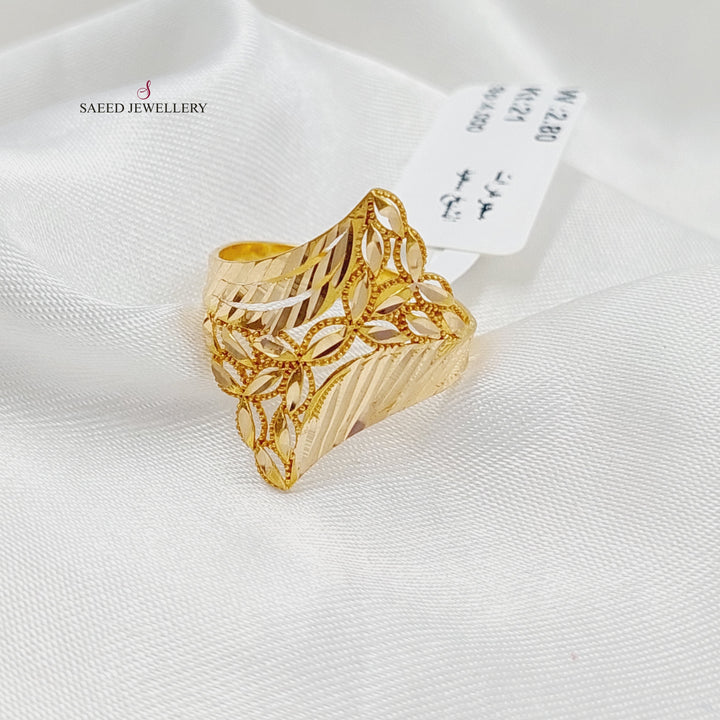 21K Gold Spike Ring by Saeed Jewelry - Image 4