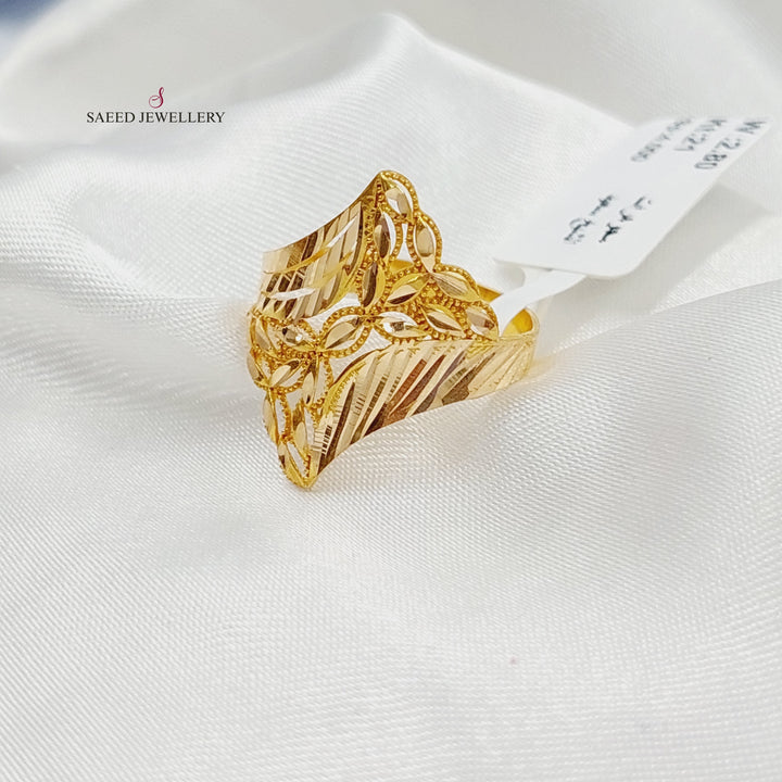 21K Gold Spike Ring by Saeed Jewelry - Image 6