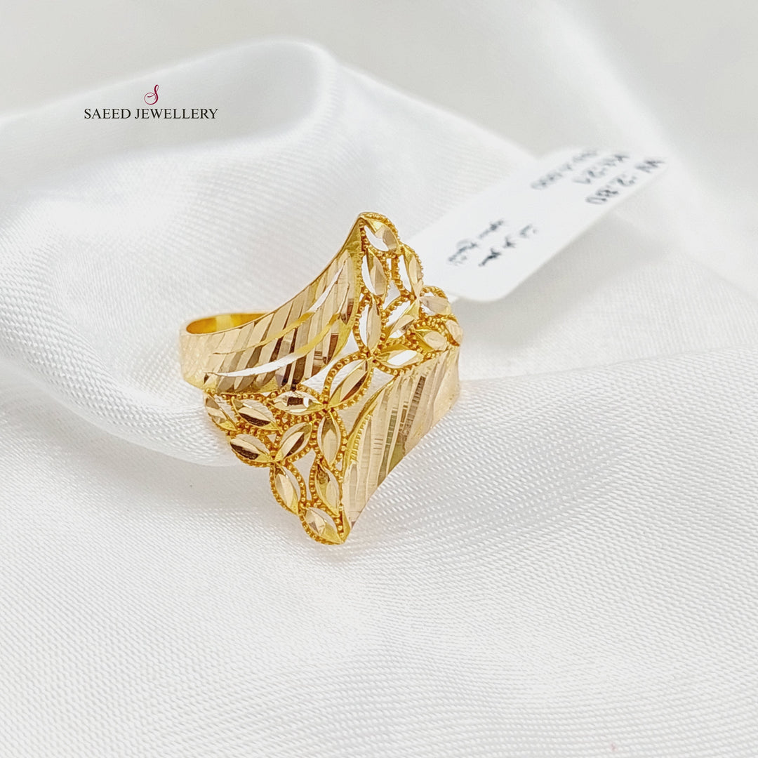 21K Gold Spike Ring by Saeed Jewelry - Image 1