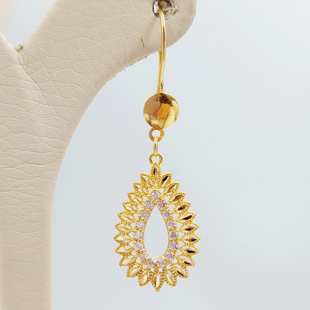 21K Spike Set Made of 21K Yellow Gold by Saeed Jewelry-27067
