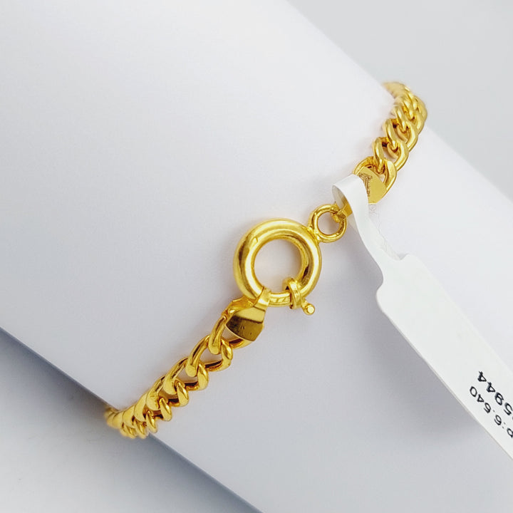 21K Gold 21K Clover Bracelet by Saeed Jewelry - Image 6