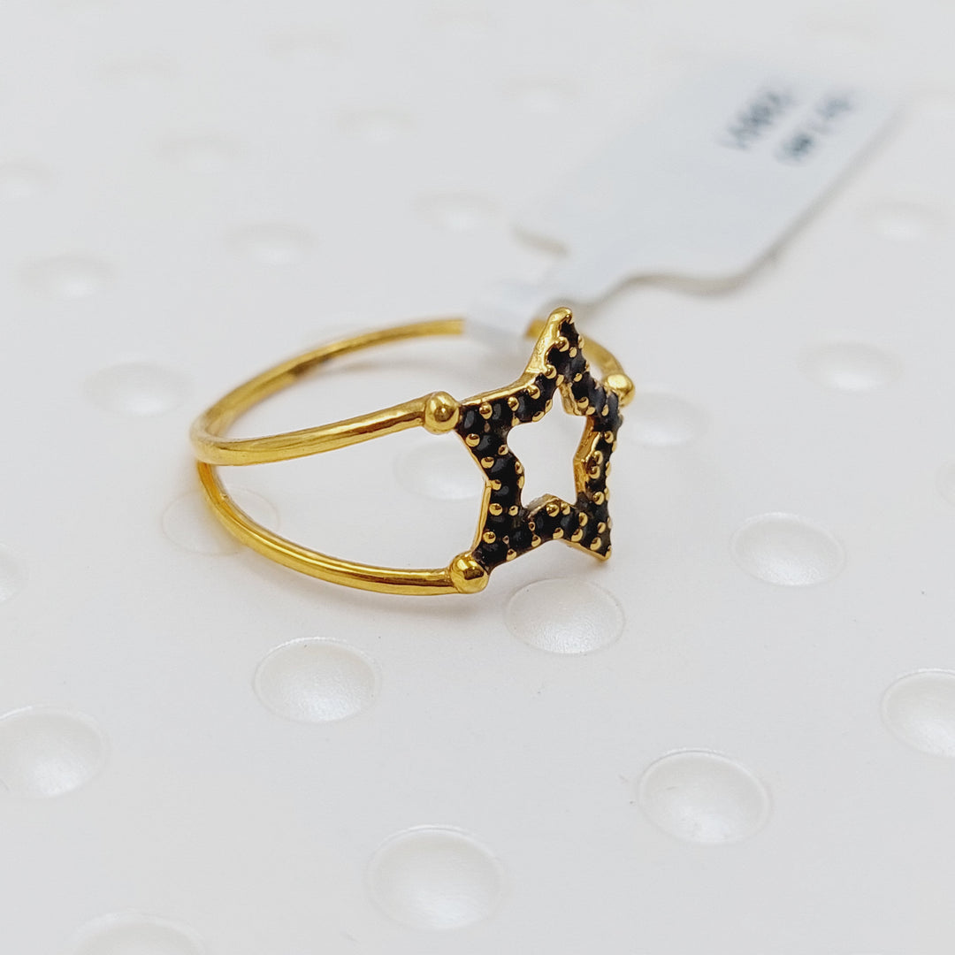 21K Gold Star Ring by Saeed Jewelry - Image 3