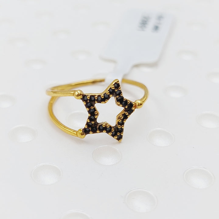 21K Gold Star Ring by Saeed Jewelry - Image 1