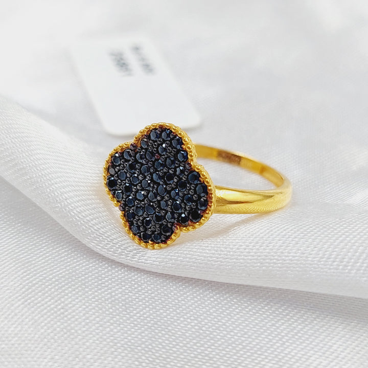 21K Gold 21K Clover Ring by Saeed Jewelry - Image 4