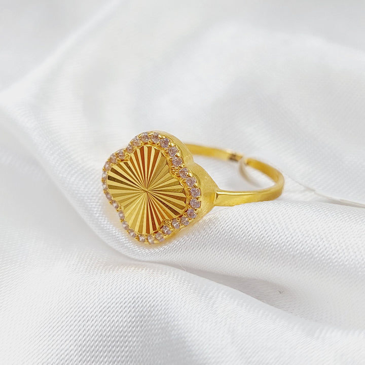 21K Gold 21K Clover Ring by Saeed Jewelry - Image 9