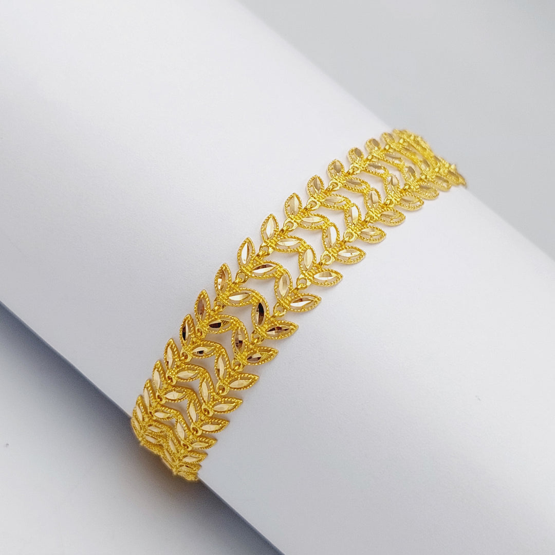 21K Gold Subula Bracelet by Saeed Jewelry - Image 3