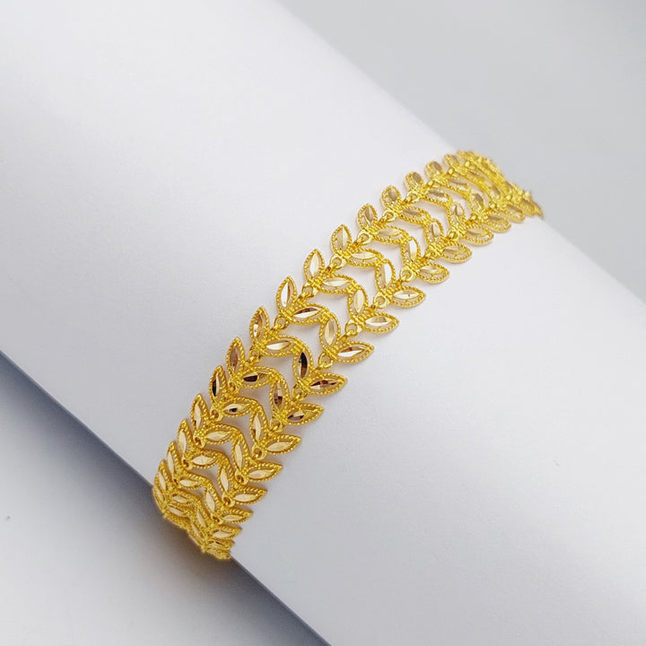 21K Gold Subula Bracelet by Saeed Jewelry - Image 3