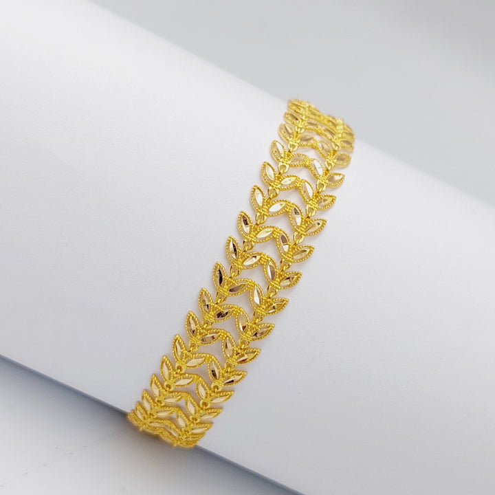 21K Gold Subula Bracelet by Saeed Jewelry - Image 1