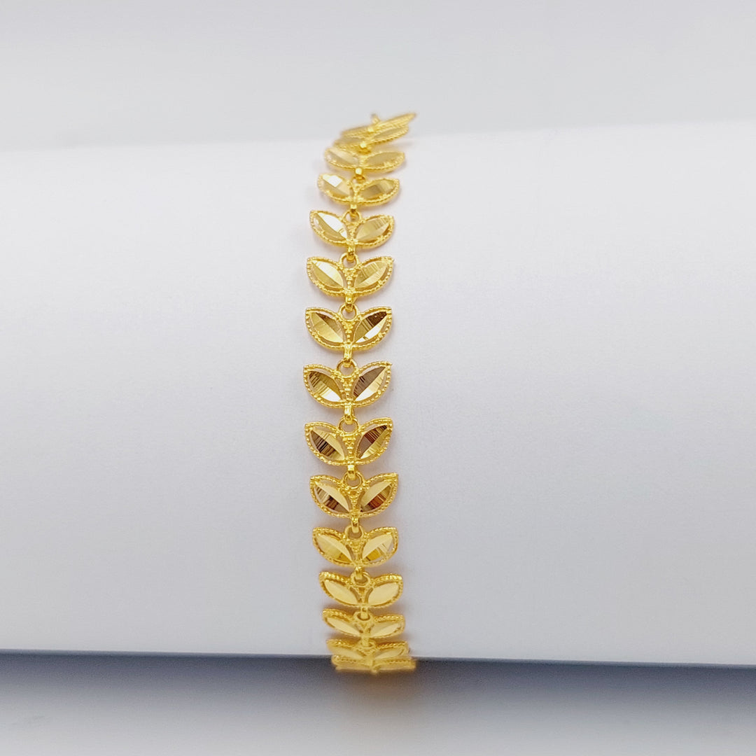 21K Gold Subula Bracelet by Saeed Jewelry - Image 6