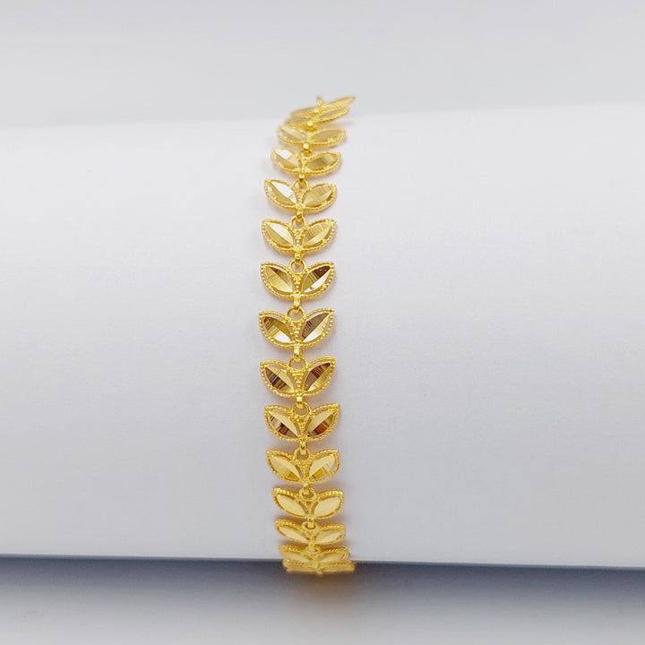 21K Gold Subula Bracelet by Saeed Jewelry - Image 4