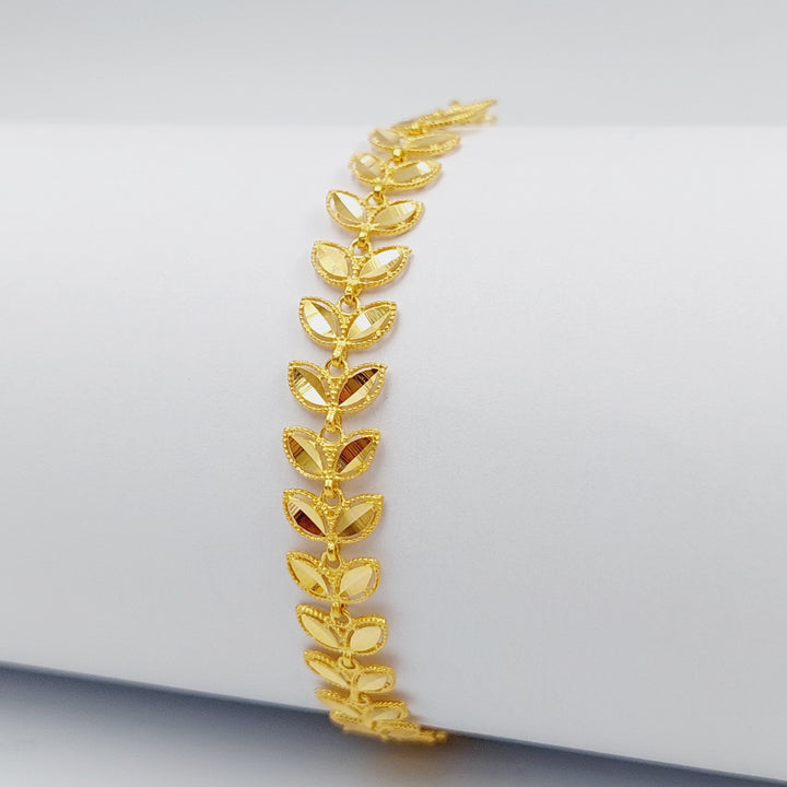 21K Gold Subula Bracelet by Saeed Jewelry - Image 1