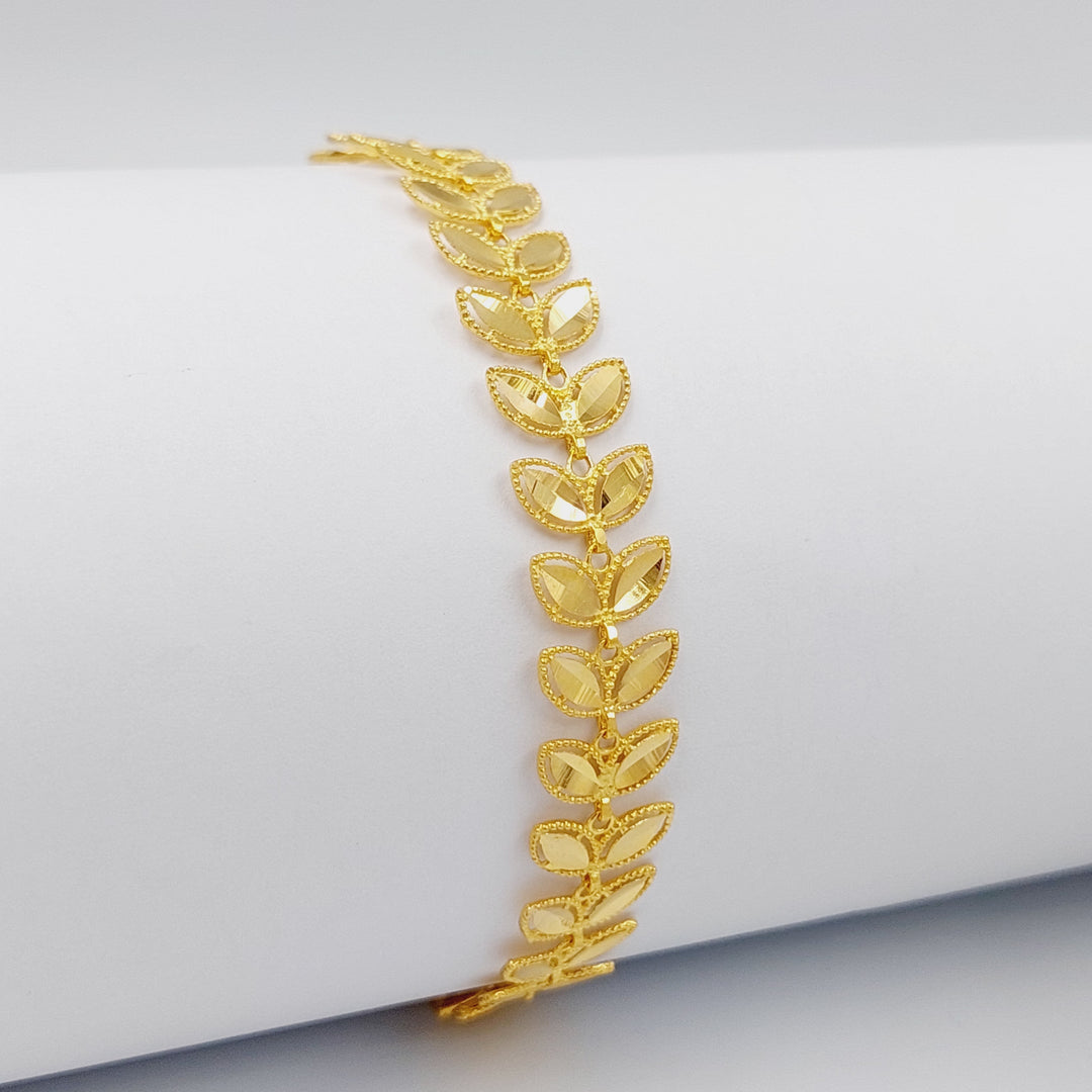 21K Gold Subula Bracelet by Saeed Jewelry - Image 1