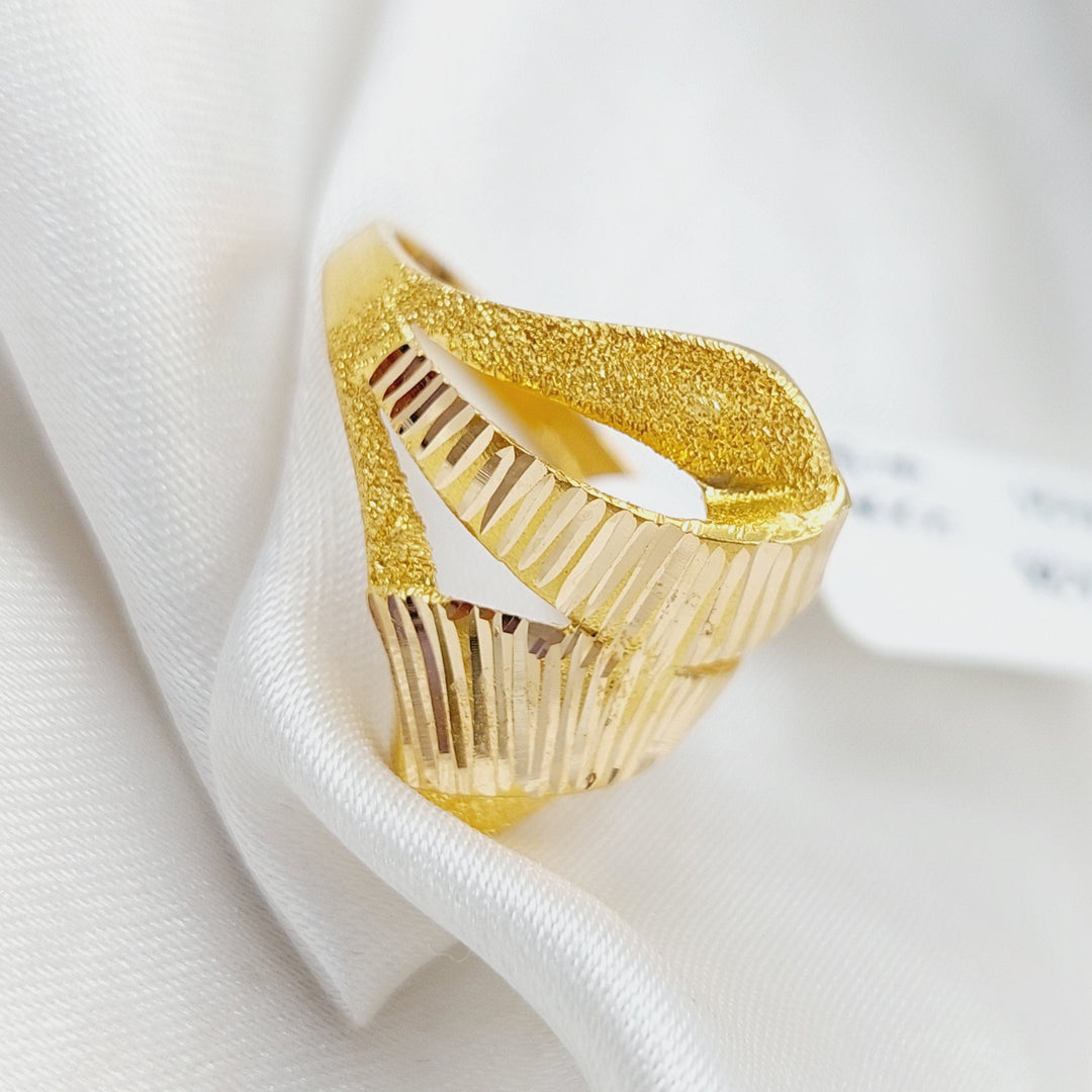 21K Gold Sugar Ring by Saeed Jewelry - Image 6