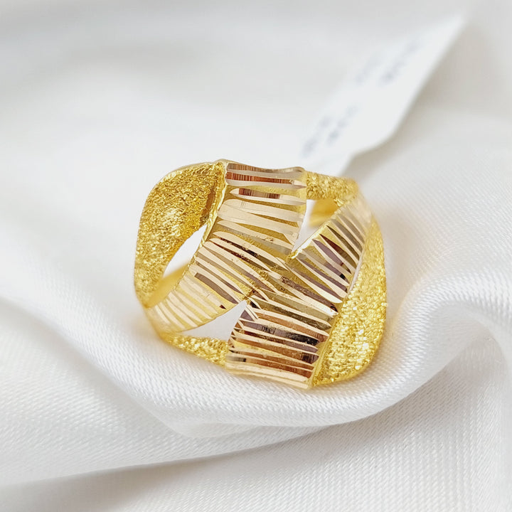 21K Gold Sugar Ring by Saeed Jewelry - Image 1