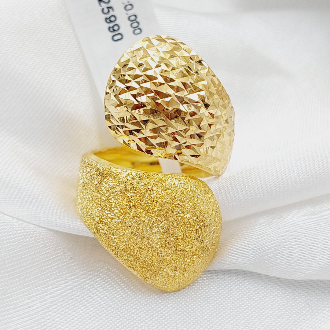 21K Gold Sugar Ring by Saeed Jewelry - Image 1