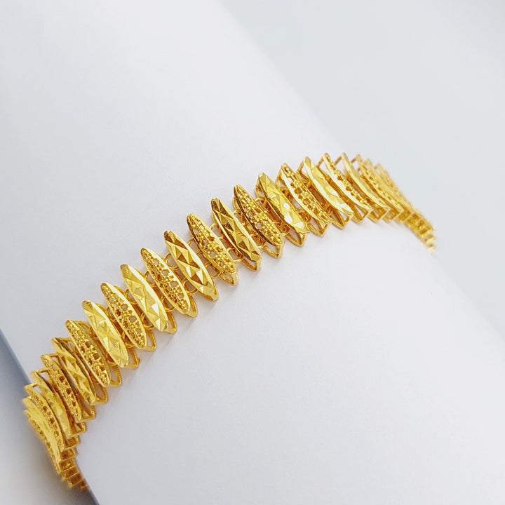 21K Gold Sun Bracelet by Saeed Jewelry - Image 1