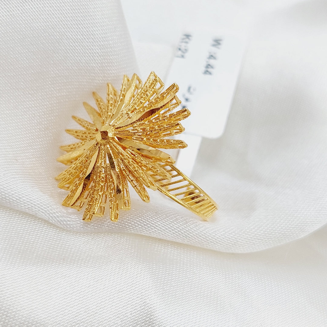 21K Gold Sun Ring by Saeed Jewelry - Image 1