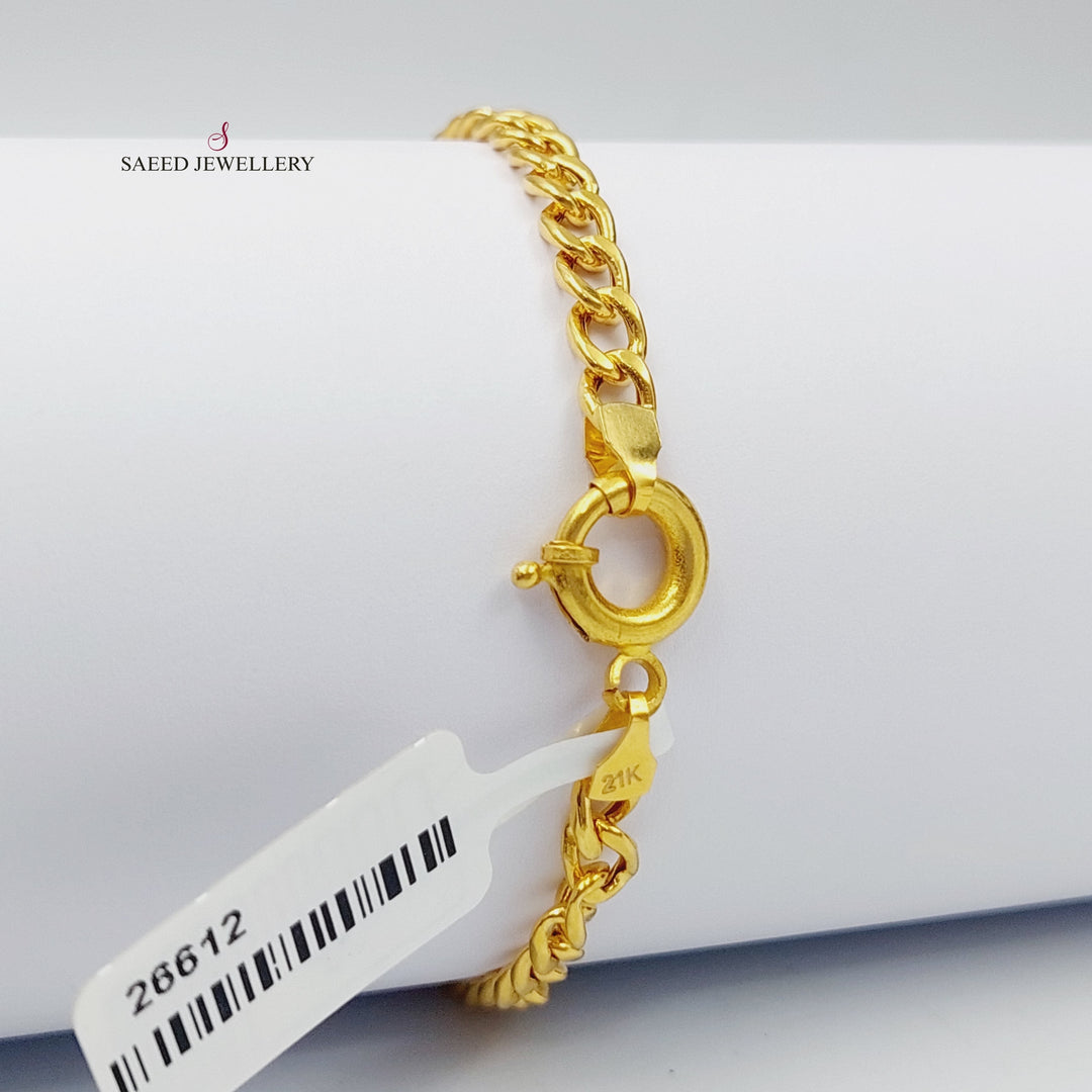 21K Gold Taft Bracelet by Saeed Jewelry - Image 4