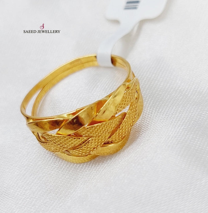 21K Gold Taft Ring by Saeed Jewelry - Image 8