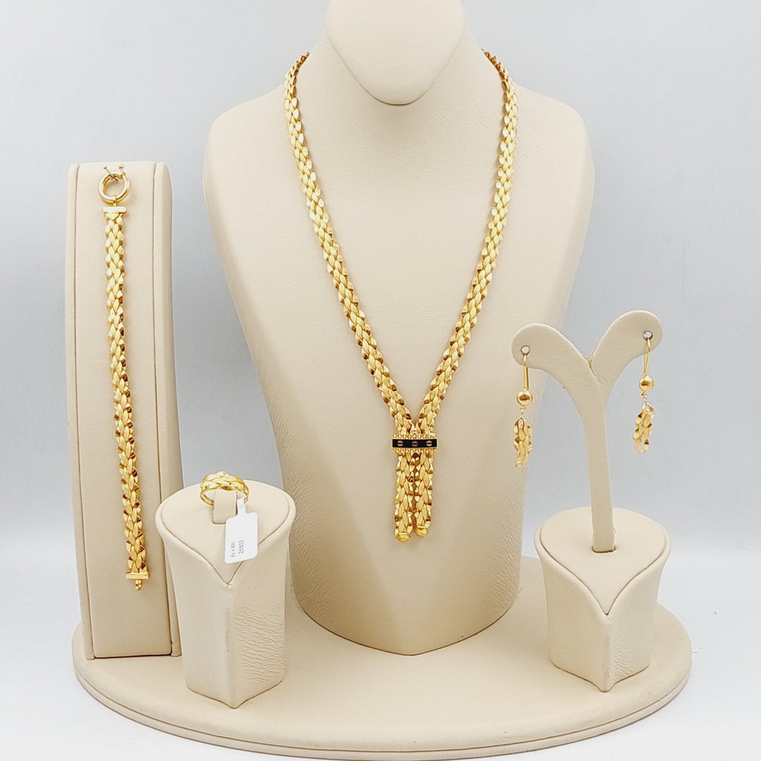 21K Gold Taft Set Four Pieces by Saeed Jewelry - Image 1