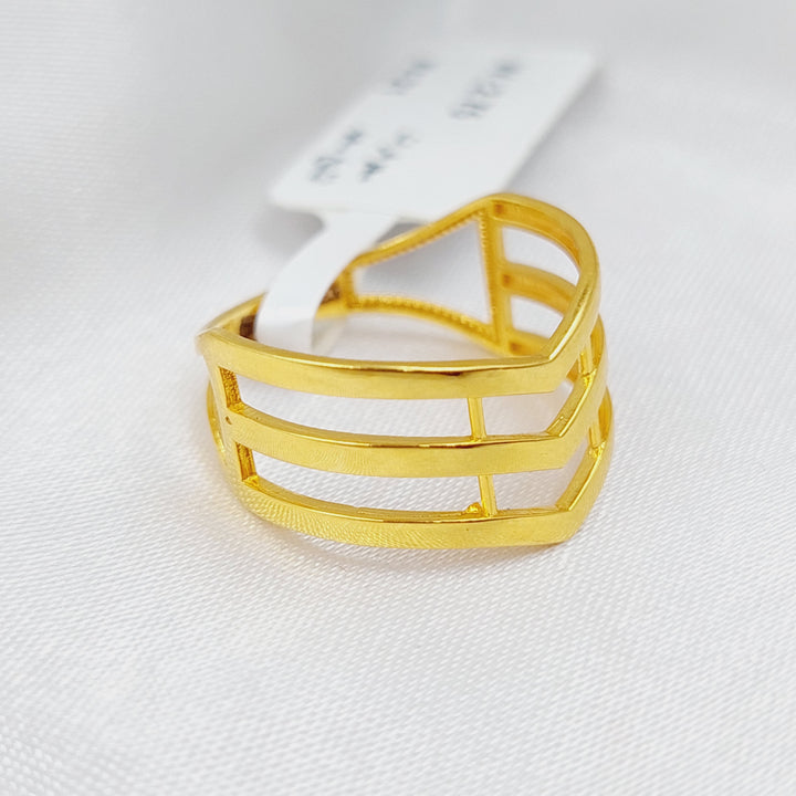 21K Gold Trio Ring by Saeed Jewelry - Image 3