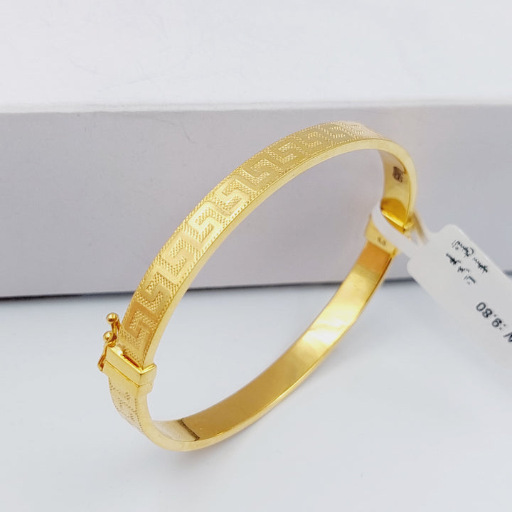 21K Gold Turkish Bracelet by Saeed Jewelry - Image 1