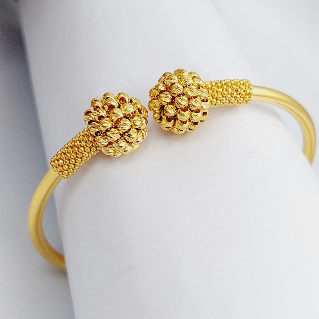 21K Gold Turkish Bracelet by Saeed Jewelry - Image 6