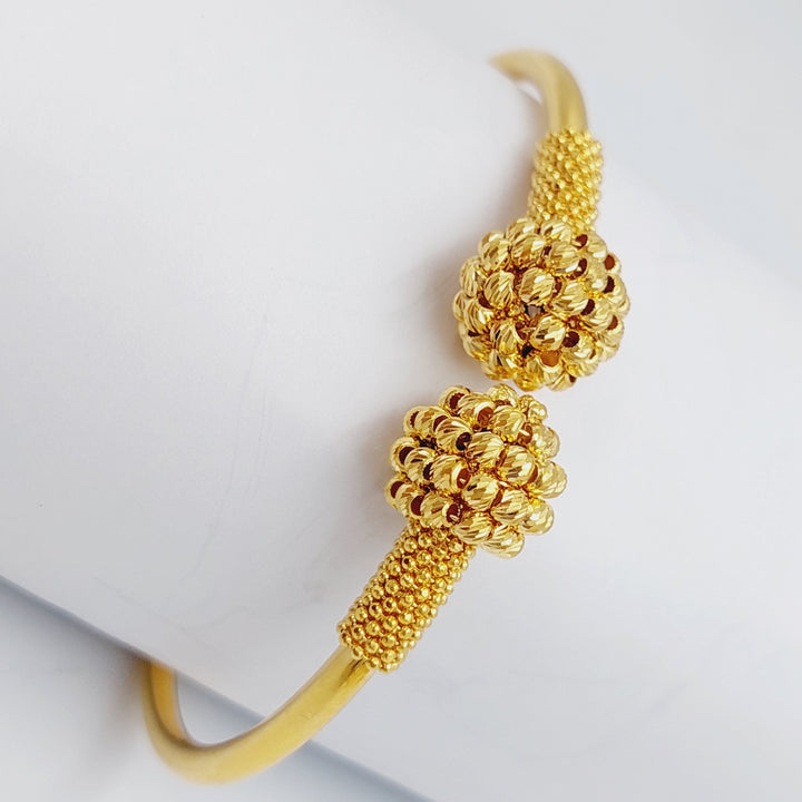 21K Gold Turkish Bracelet by Saeed Jewelry - Image 8