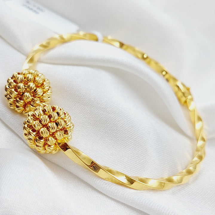 21K Gold Turkish Bracelet by Saeed Jewelry - Image 1